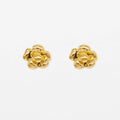 Large Rose Studs | Gold