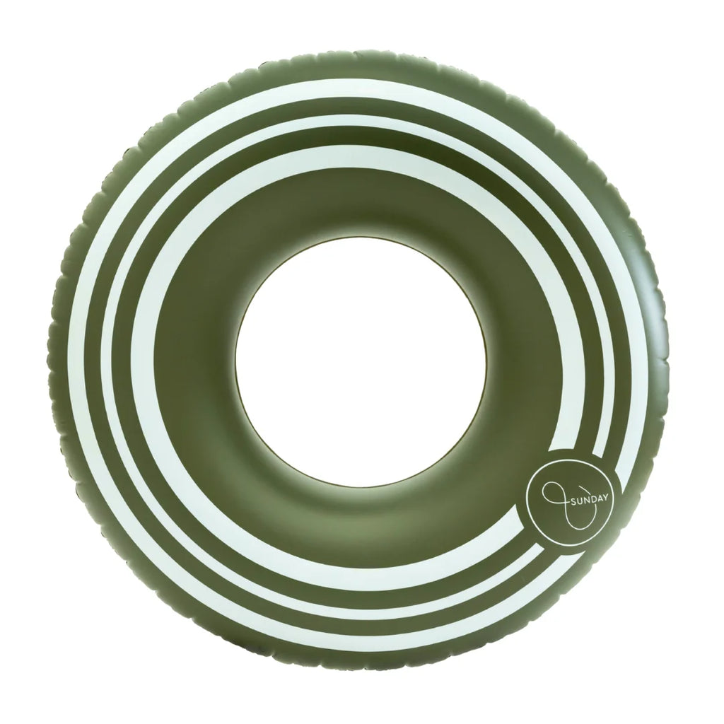 Sporty Oversized Pool Tube | Olive