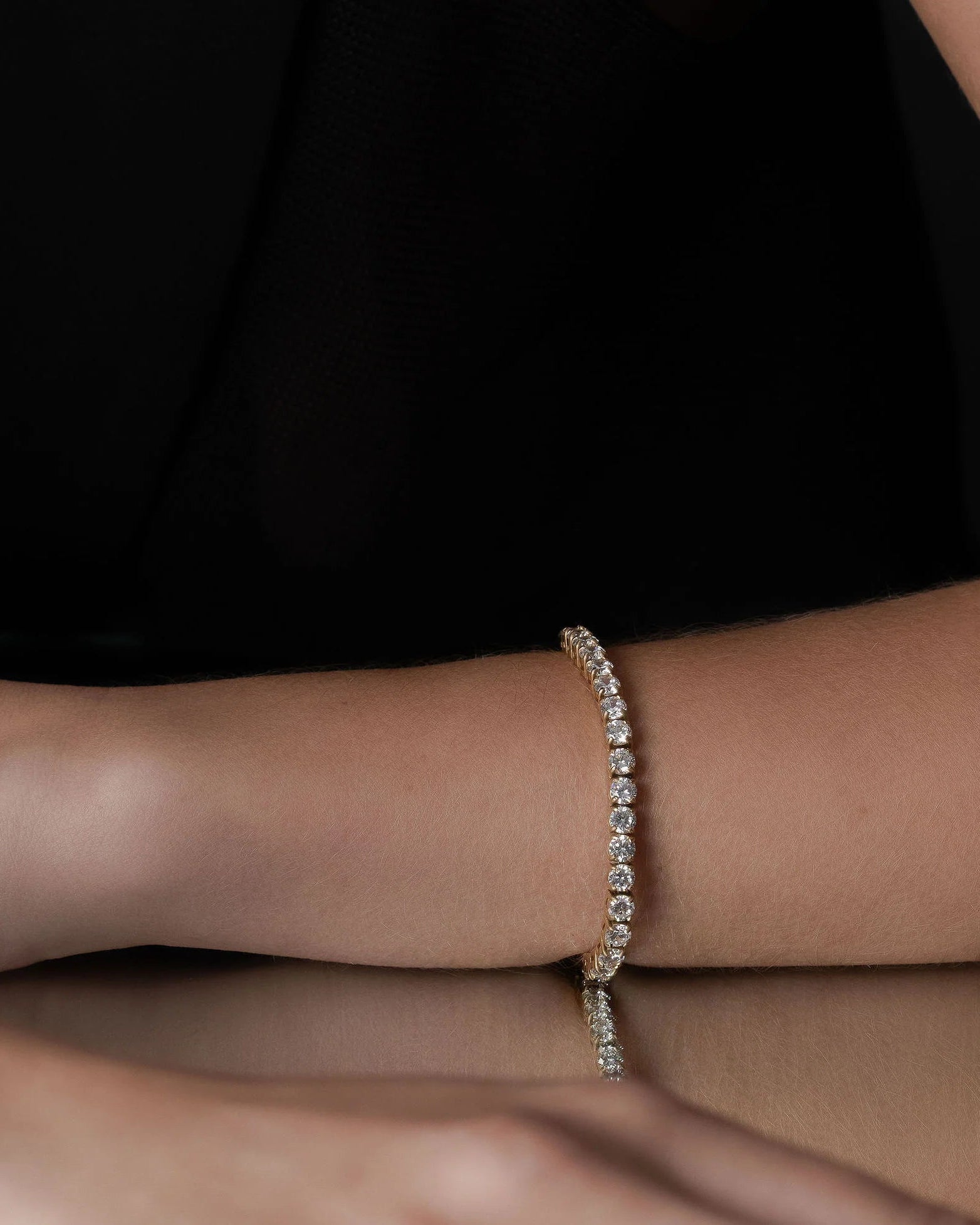 Tennis Bracelet | Gold