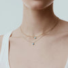 Superfine Mini Turquoise Necklace | Silver