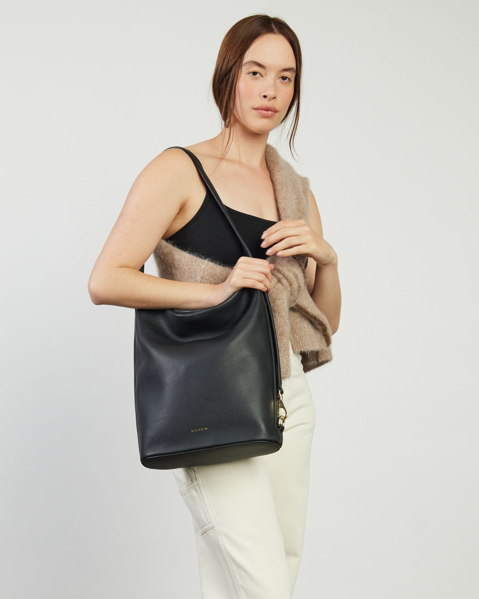 June Shoulder Bag | Black Luxe