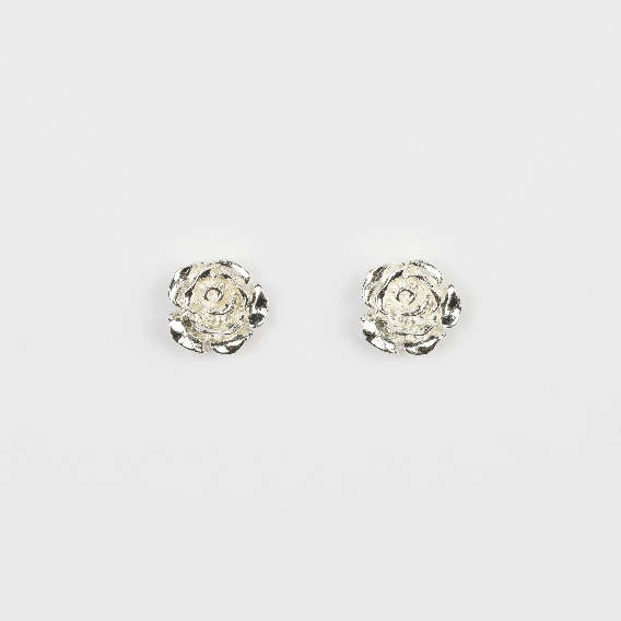 Flower Studs | Silver