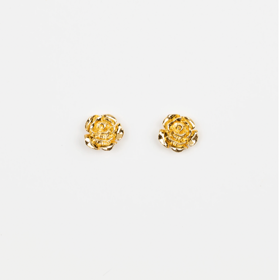 Flower Studs | Gold