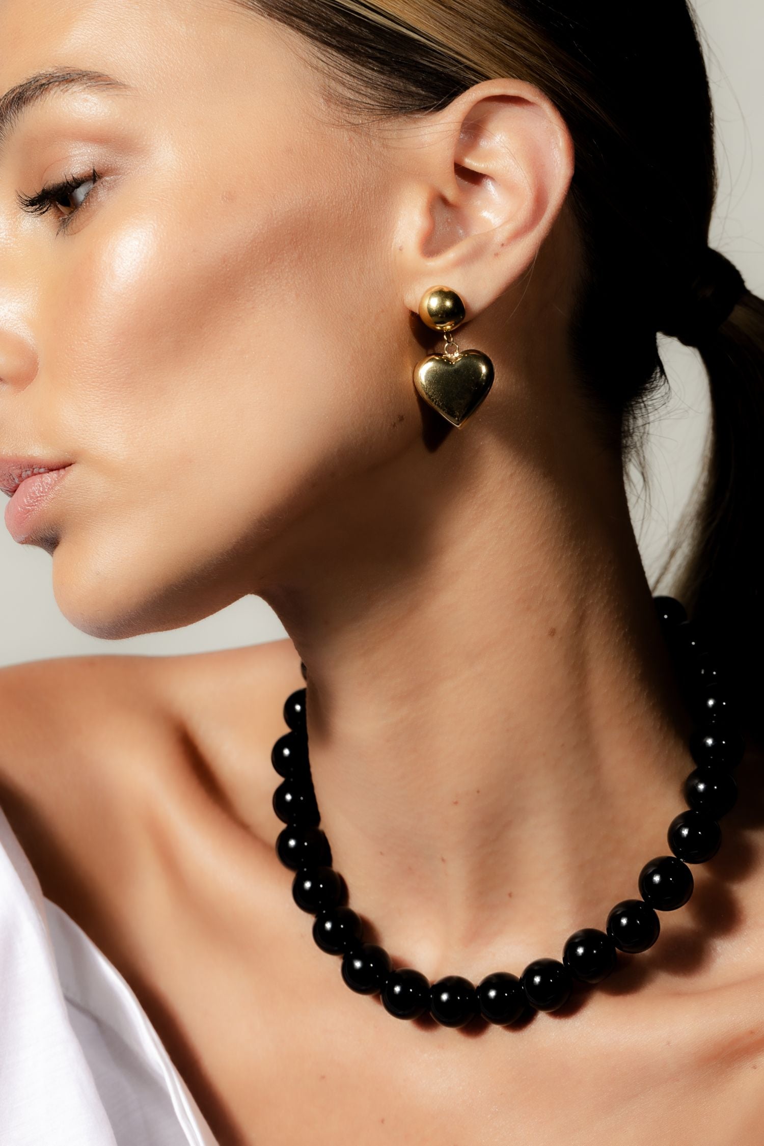 Cupid Drop Earrings | Gold