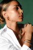 Halo Hoop Earrings | Large | Gold