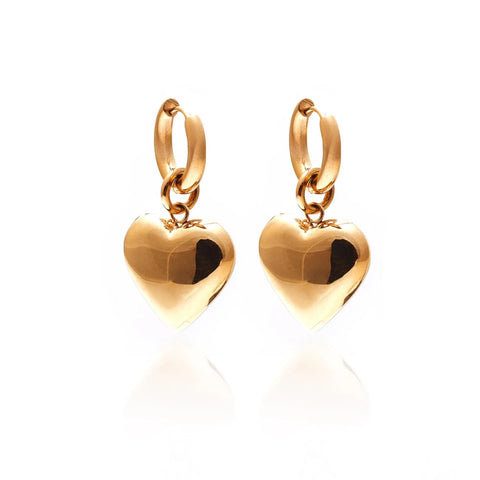 Bisous Hoops | Gold