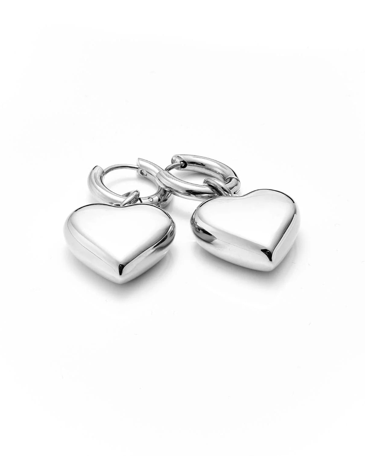 Bisous Hoops | Silver