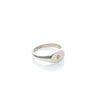 Guiding Star Signet Ring | Silver & White Topaz