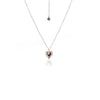 Amour Necklace | Smokey Quartz & Silver