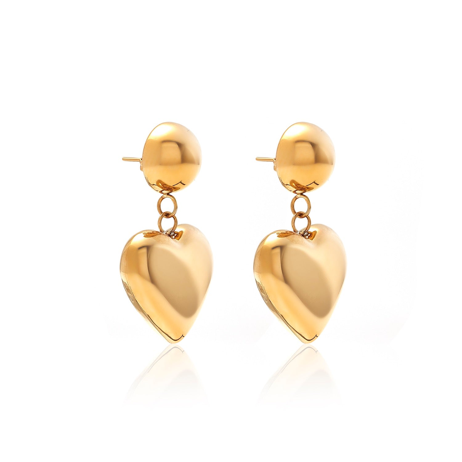 Cupid Drop Earrings | Gold