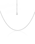 Fine Rope Necklace | Silver