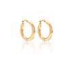 Halo Hoop Earrings | Large | Gold