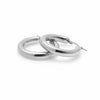 Halo Hoop Earrings | Large | Silver