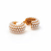 Hera Hoop Earrings | Pearl & Gold