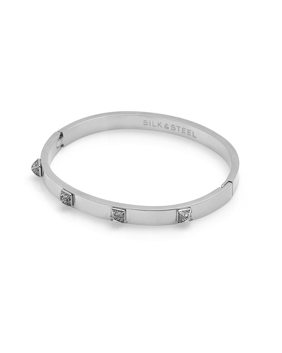 Prism Bangle | Silver