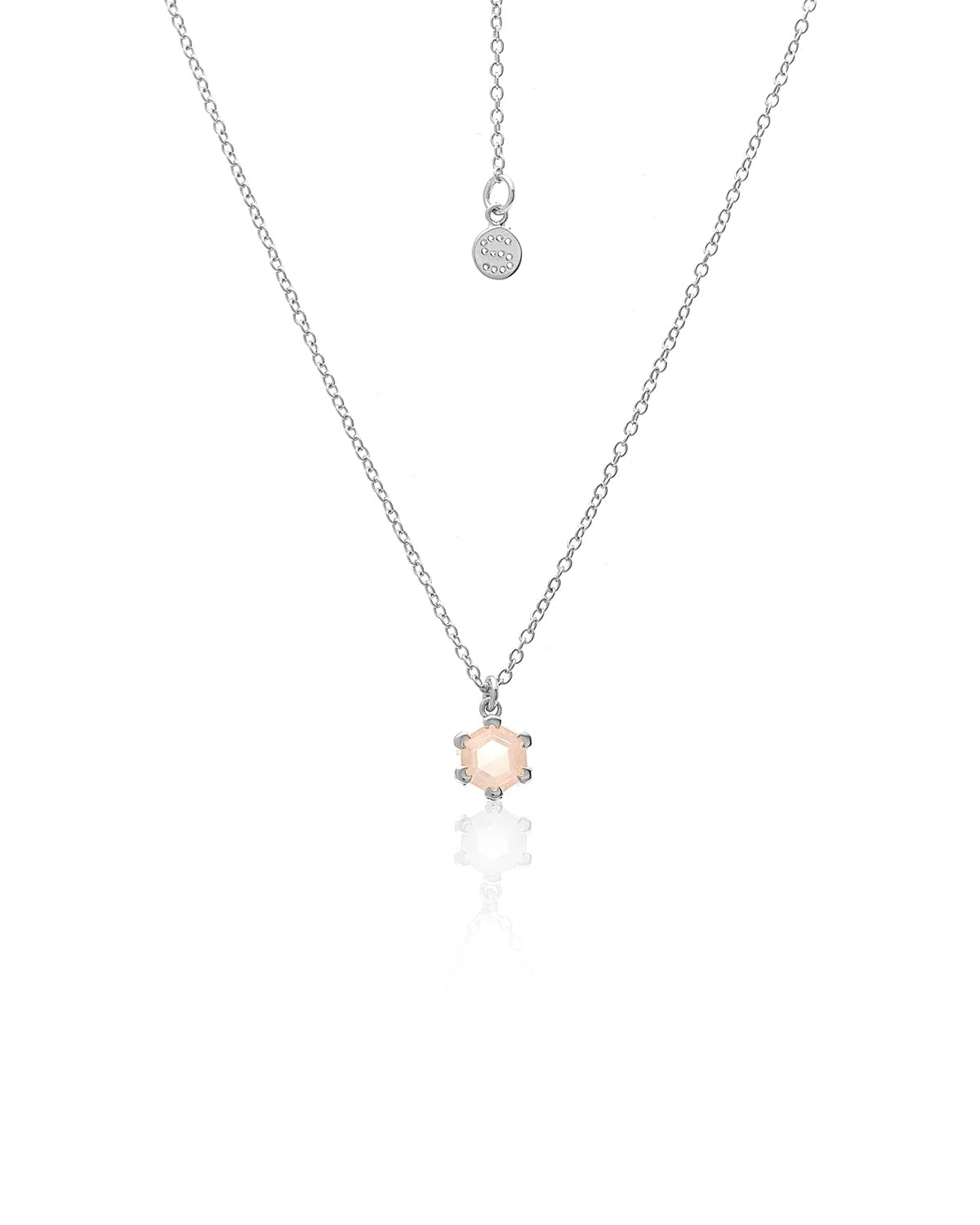 Harmony Necklace | Silver & Rose Quartz
