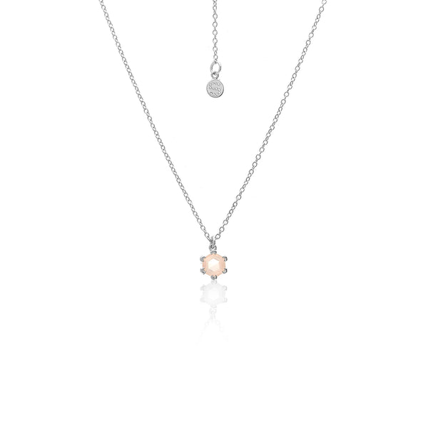 Harmony Necklace | Silver & Rose Quartz