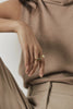 Guiding Star Signet Ring | Gold & White Topaz