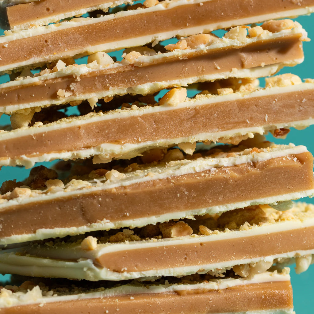 Mother's Day Toffee | White Chocolate, Macadamia & Lemon