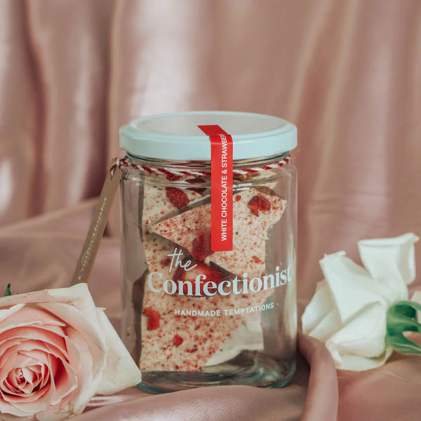 White Chocolate & Strawberries Toffee | 200gm Jar | Limited Edition