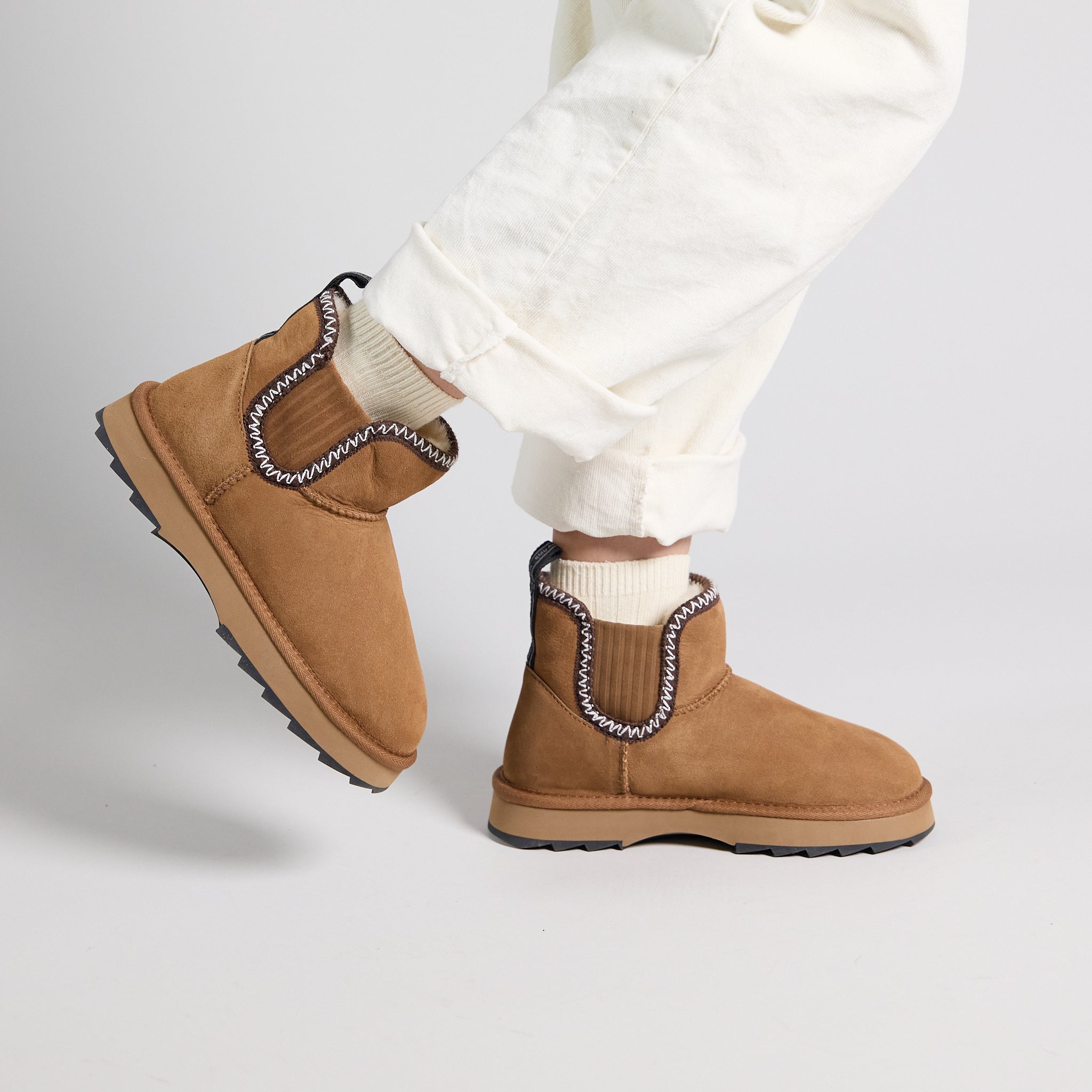 Higgie Slippers | Chestnut