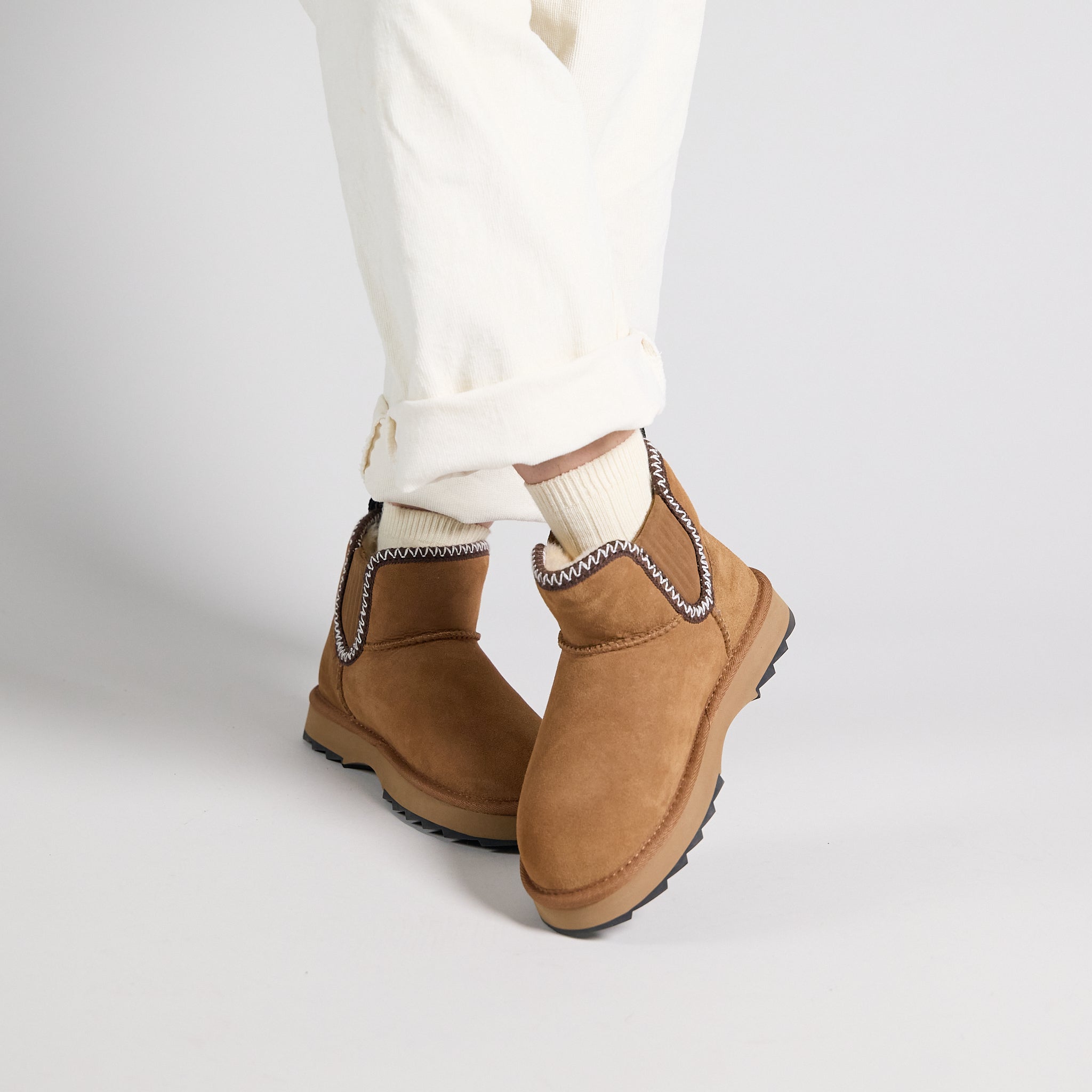 Higgie Slippers | Chestnut