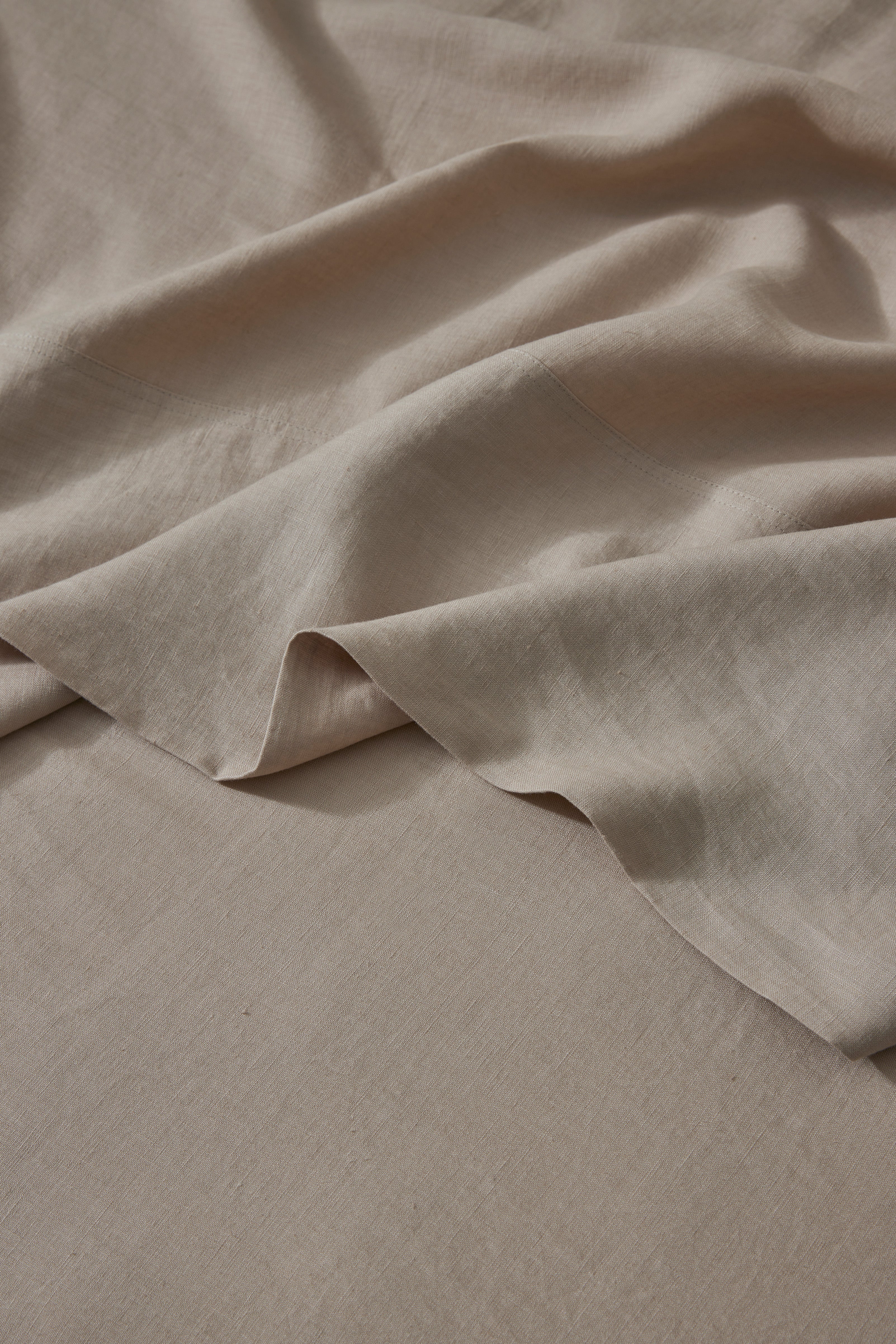 Ravello Linen Flat Sheet | Shell | King