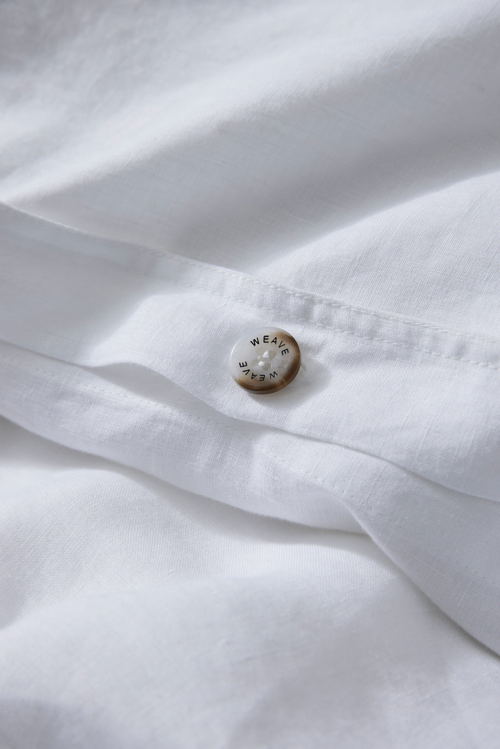 Ravello Linen Quilt Cover | White | Queen