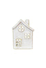 Mini Ceramic House T Light Holder with Slopped Roof