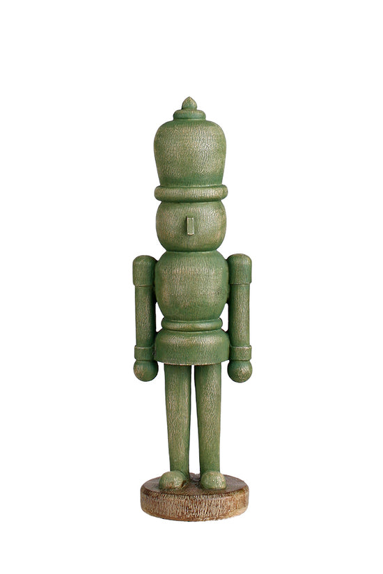 Green Wood-Look Toy Soldier | Small