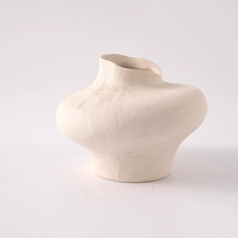 Teana Vase | Ivory