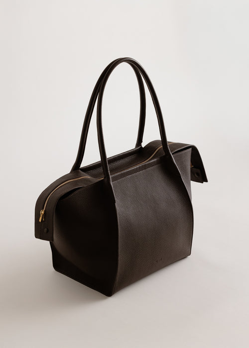 Claudia Tote | Molasses Deer Nappa