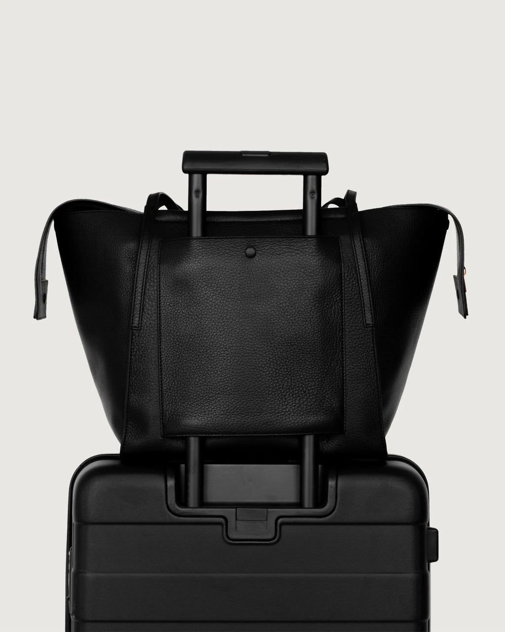 Claudia Tote | Black Deer Nappa
