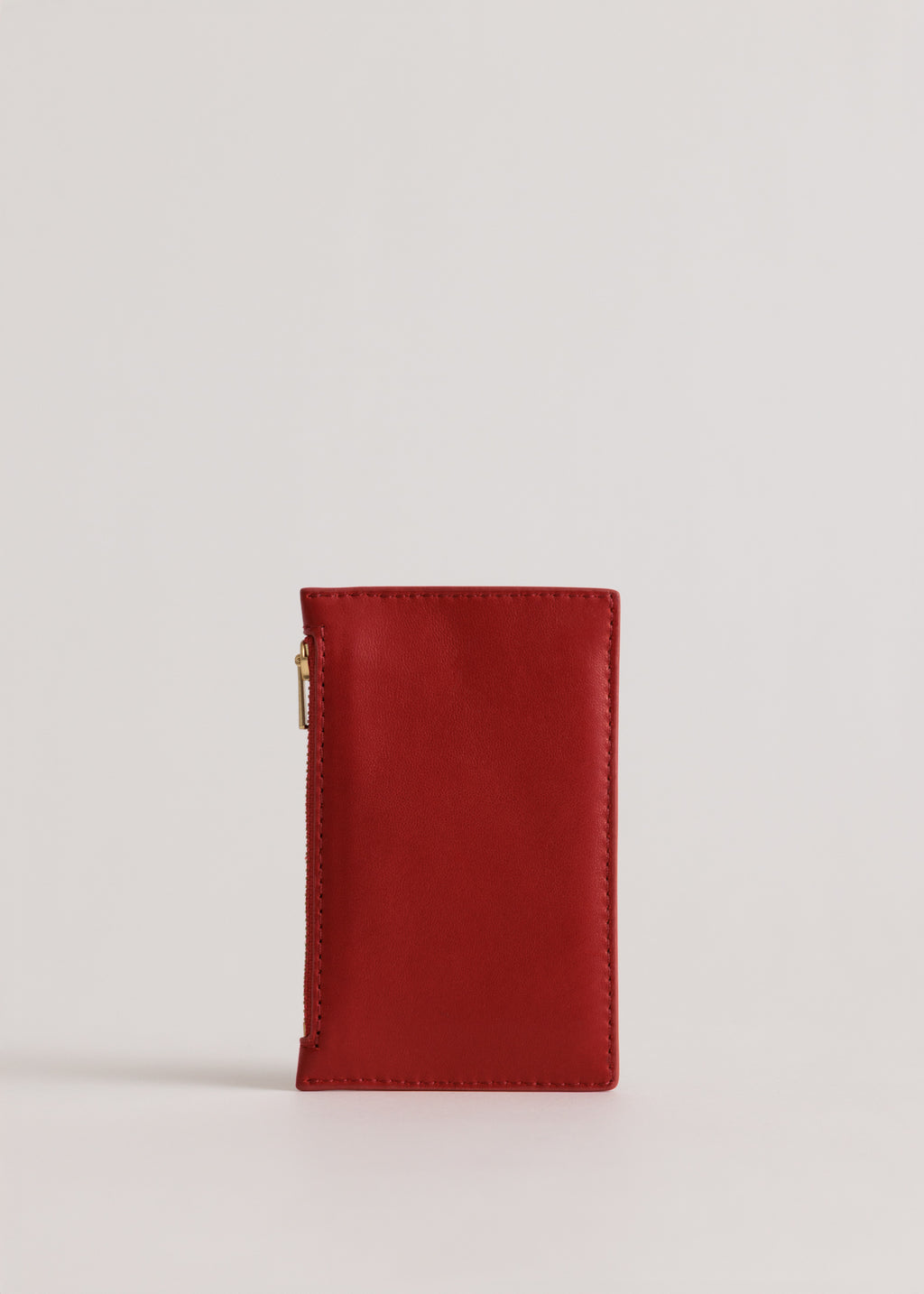 Frank Cardholder | Lobster Red Lambskin