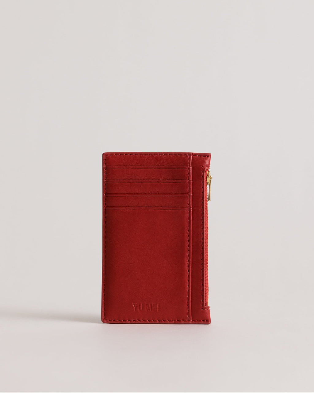 Frank Cardholder | Lobster Red Lambskin