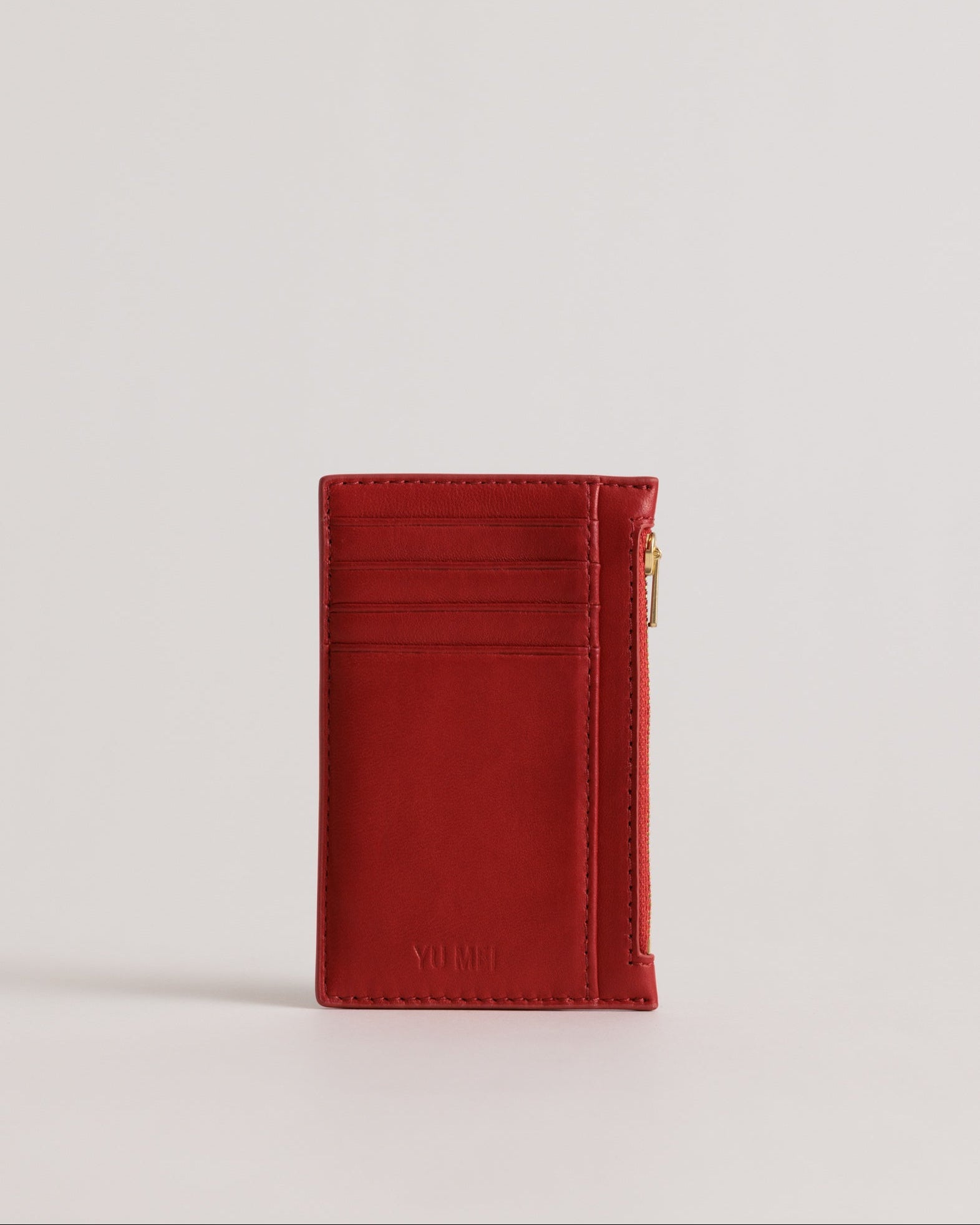 Frank Cardholder | Lobster Red Lambskin