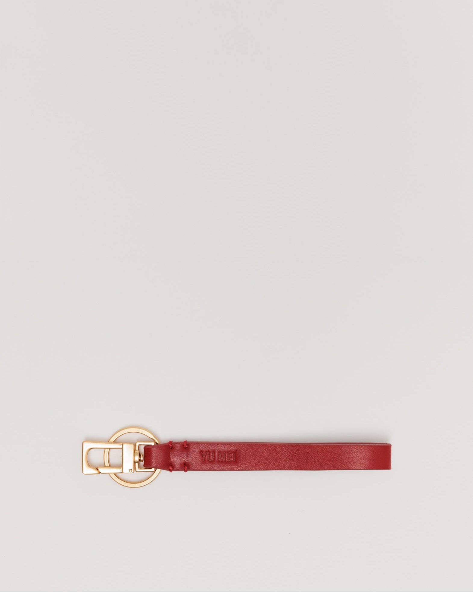 Yu Mei Key Fob | Lobster Red Lambskin