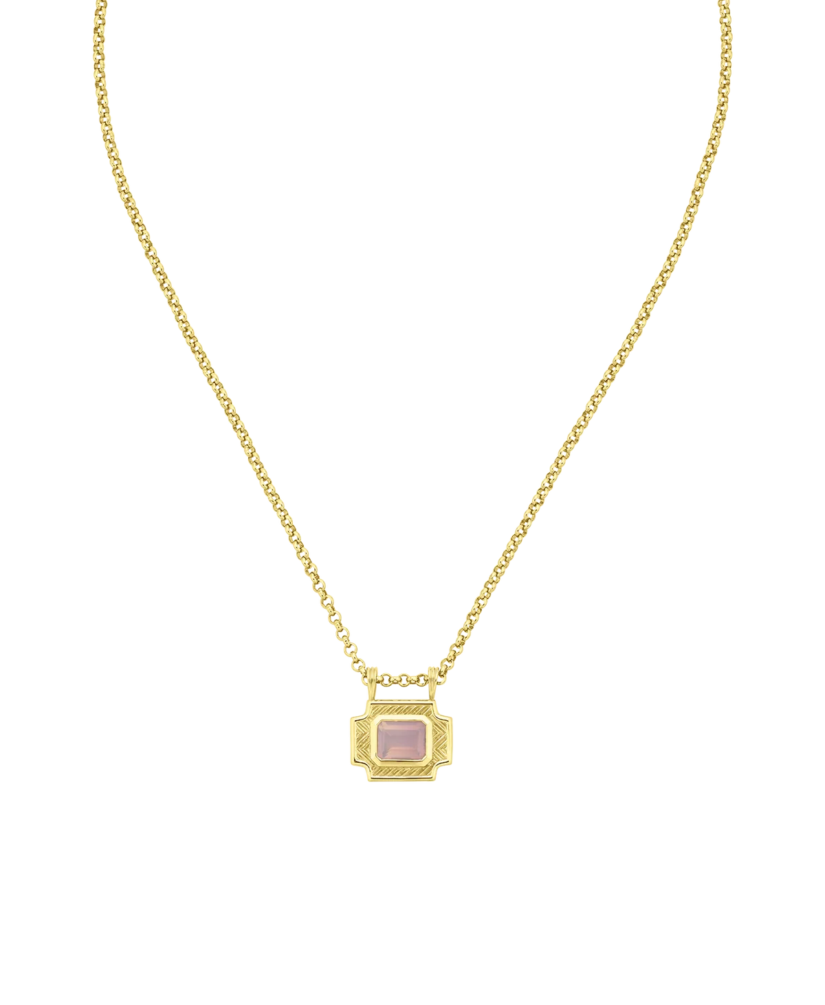 Ayla Necklace | 22k Gold Vermeil | Lavender Quartz