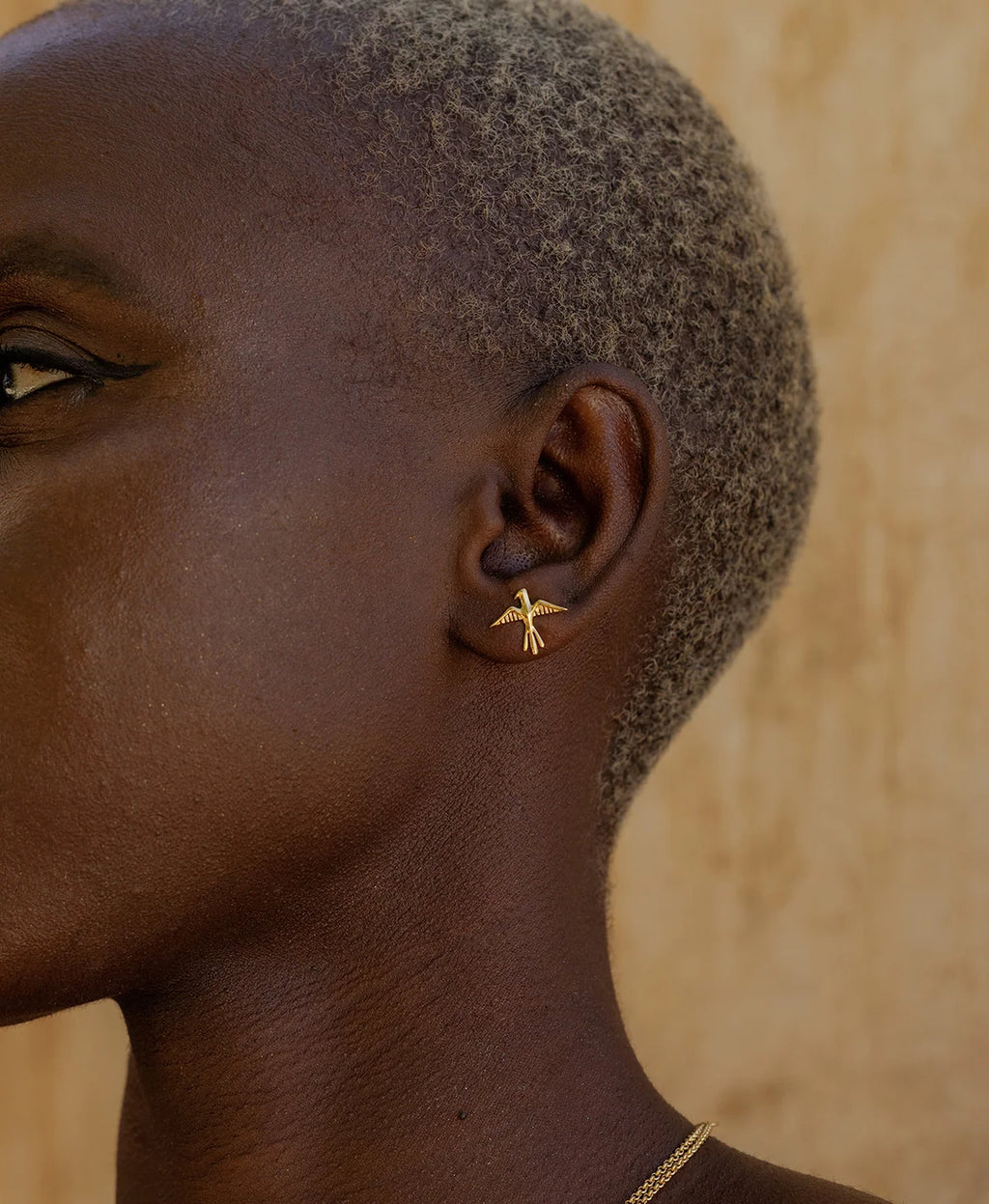 Birds of a Feather Stud | 22k Gold Vermeil