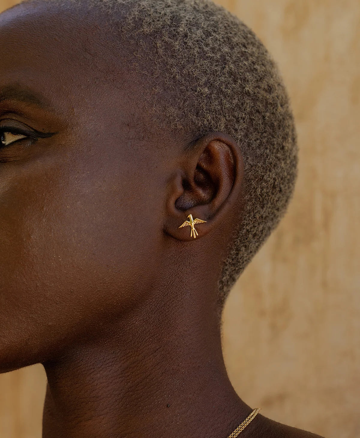 Birds of a Feather Stud | 22k Gold Vermeil