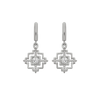 Centred Earrings | Sterling Silver