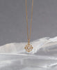 Centred Necklace | 22k Gold Plate & White Zircon
