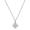 Centred Necklace | Sterling Silver & White Zircon