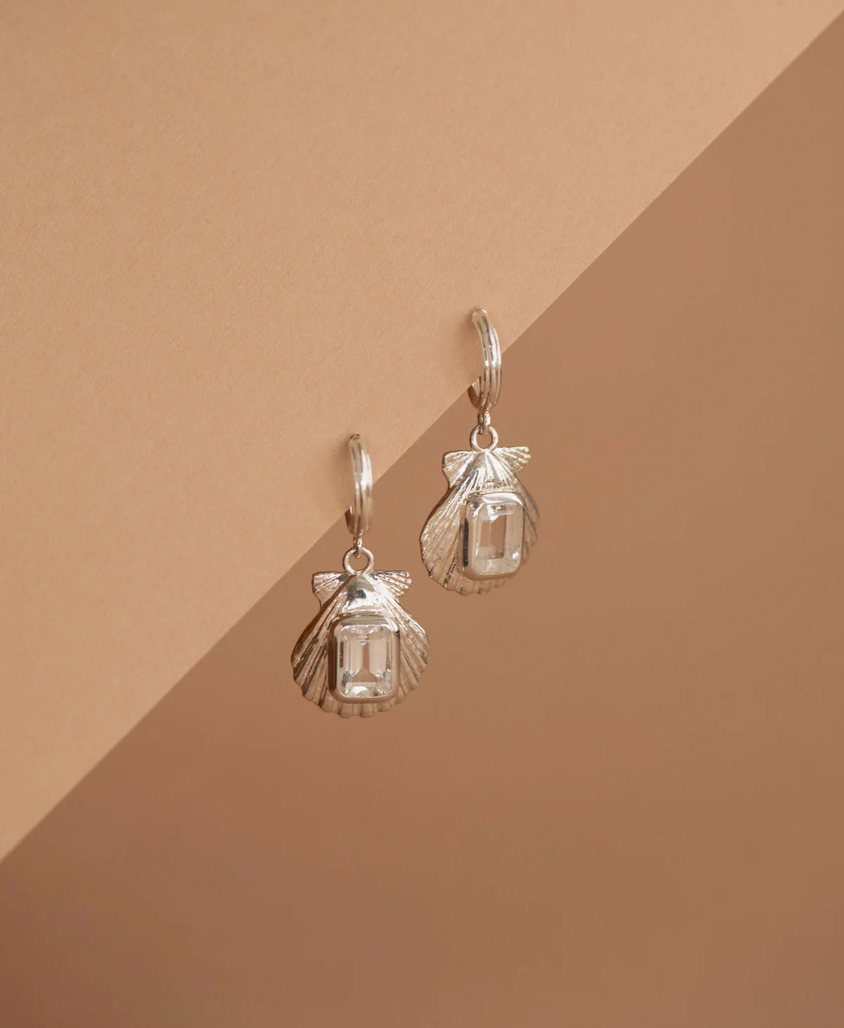 Cordelia Earrings | 925 Sterling Silver with White Topaz