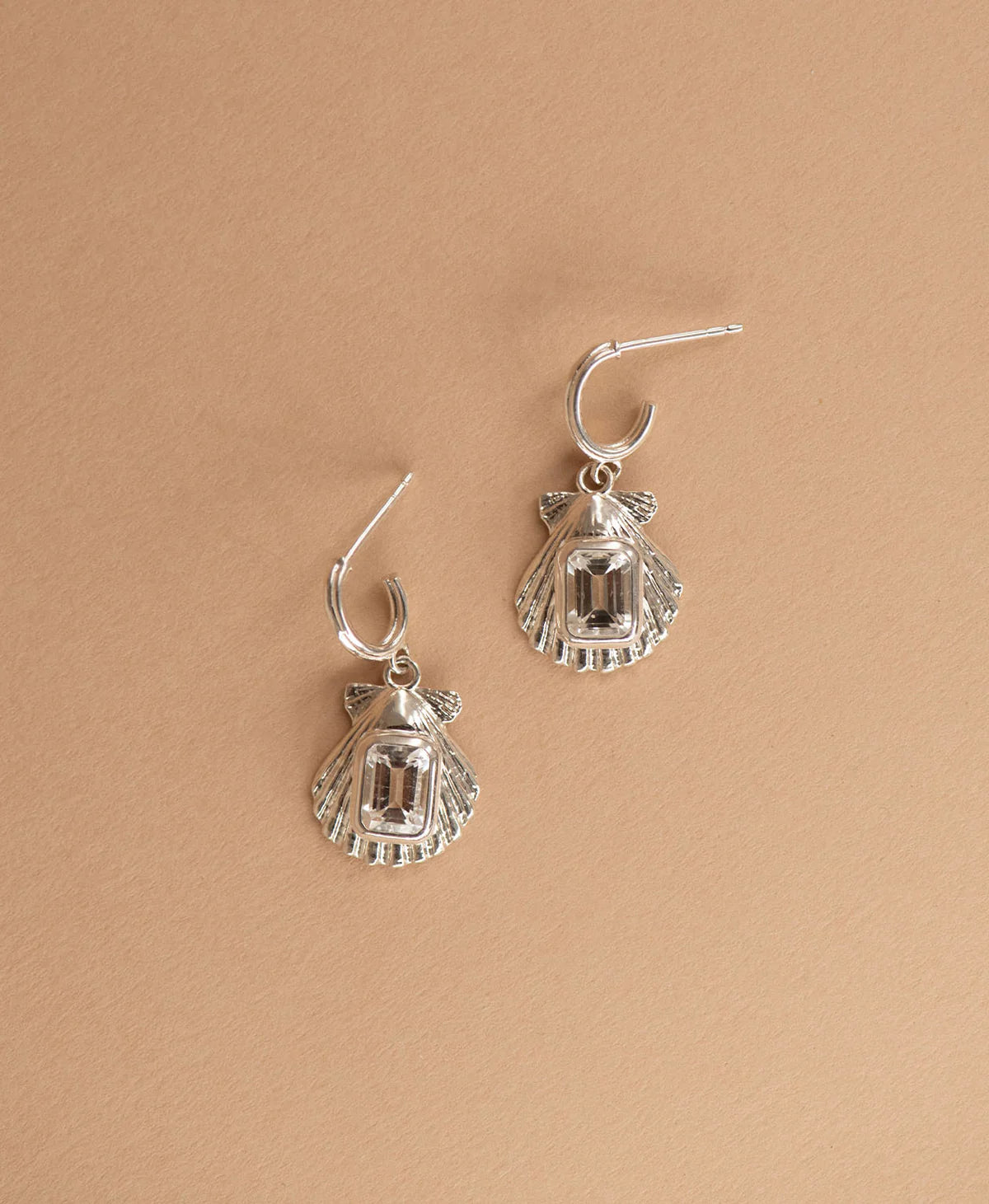 Cordelia Earrings | 925 Sterling Silver with White Topaz