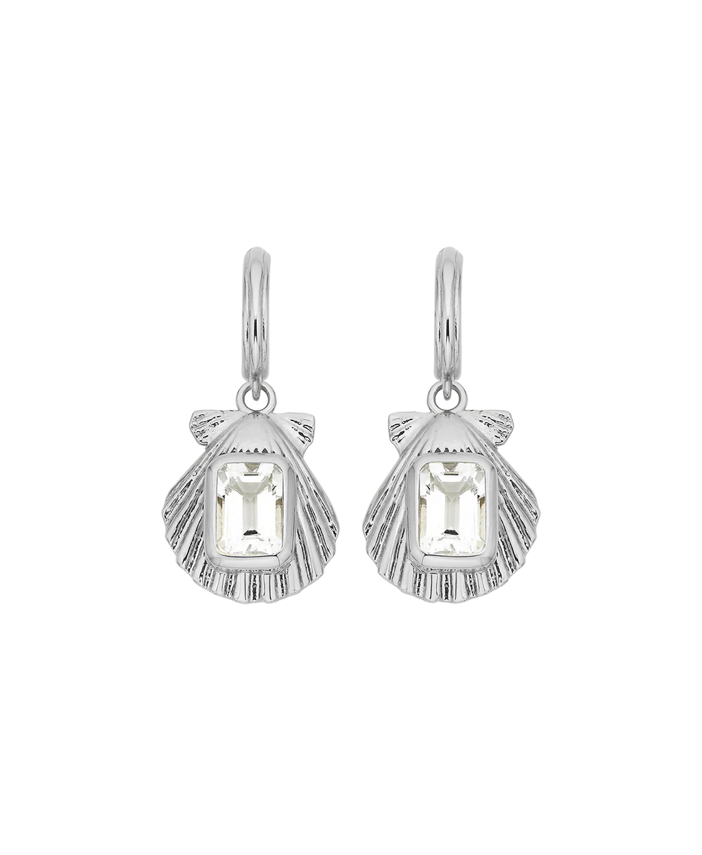 Cordelia Earrings | 925 Sterling Silver with White Topaz