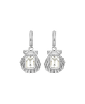Cordelia Earrings | 925 Sterling Silver with White Topaz