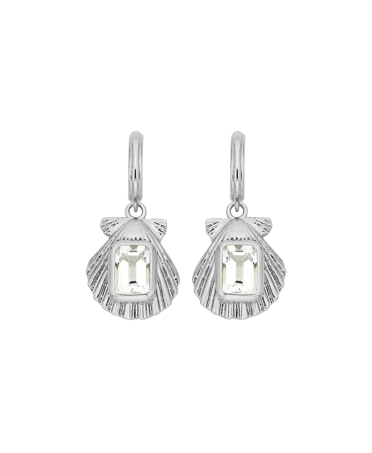 Cordelia Earrings | 925 Sterling Silver with White Topaz