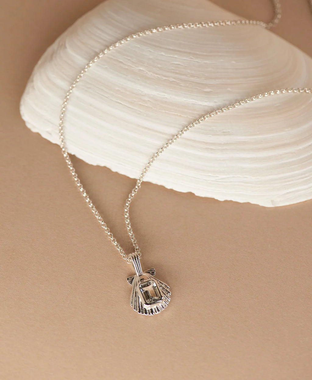 Cordelia Necklace | 925 Sterling Silver with White Topaz