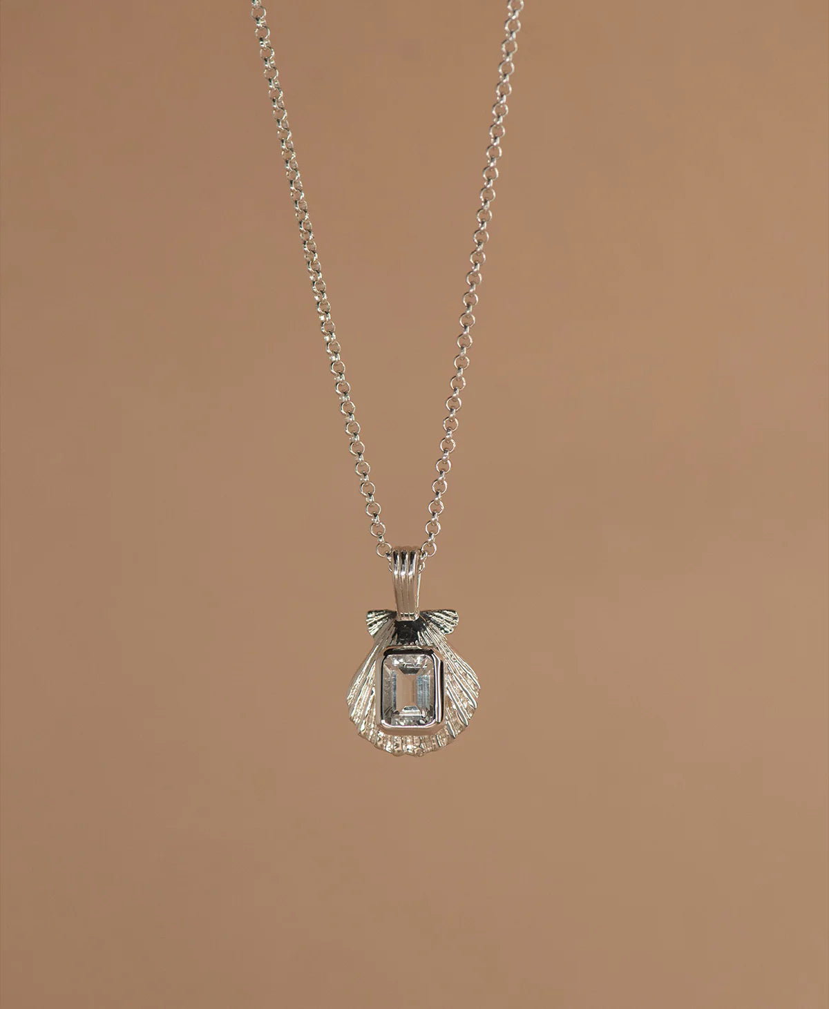 Cordelia Necklace | 925 Sterling Silver with White Topaz